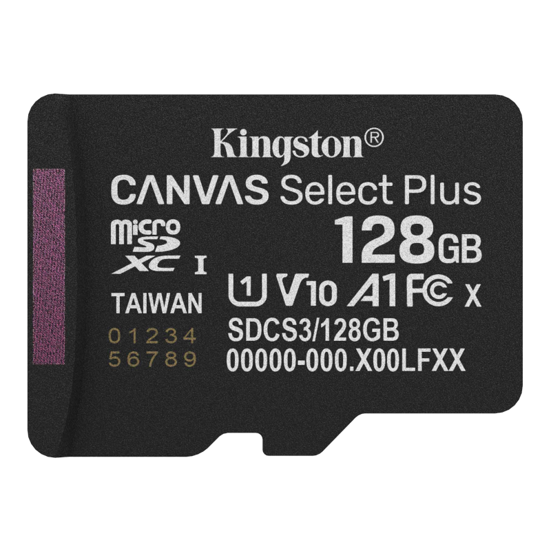 Карта пам'яті Kingston microSDXC 128GB Canvas Select Plus (SDCS3/128GBSP)
